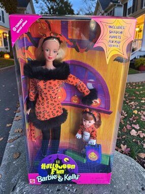 1998 Barbie Halloween Fun Doll Set - Barbie & Kelly